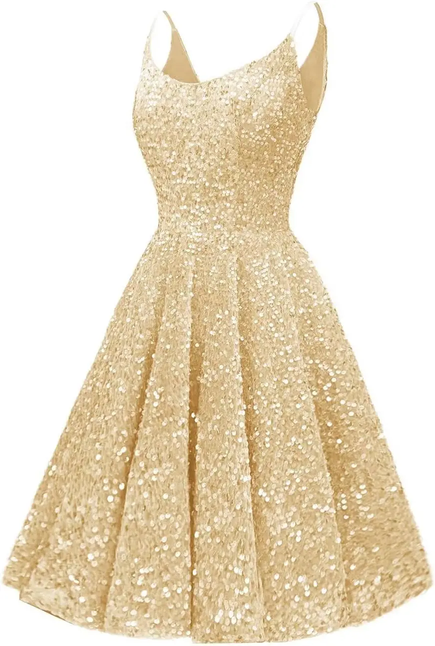 2026-sparkly-spaghetti-strap-sequin-homecoming-dresses-for-teens-evening-short-prom-dress-a-line-formal-cocktail-party-gowns