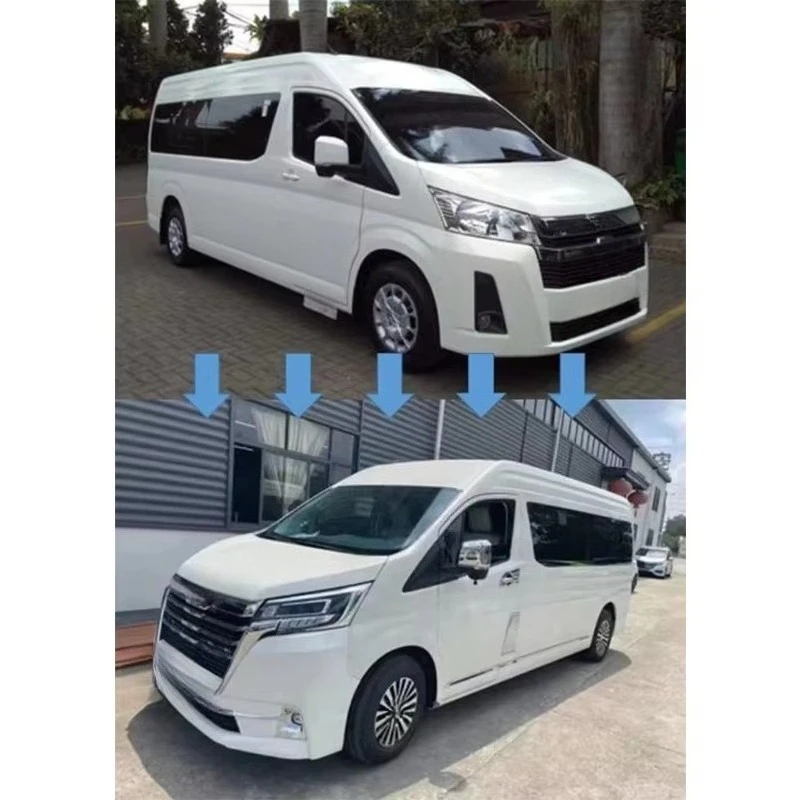 

Car Modification Body Kit for Mini Bus Crowl Includes Front and Rear Bumpers with Grille Headlights Taillights