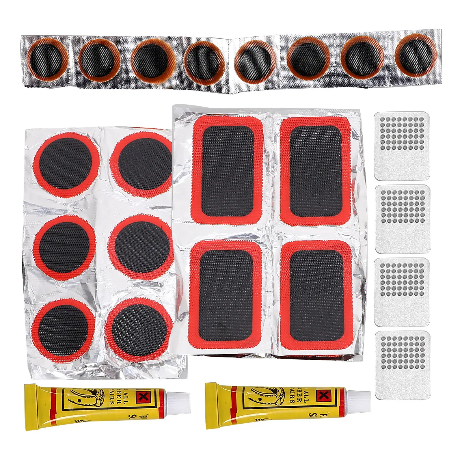 

Набор для ремонта велосипедных камер: простой и надежный комплект для быстрого восстановления шин, экономит время в пути, идеально подходит для самостоятельного ремонта.