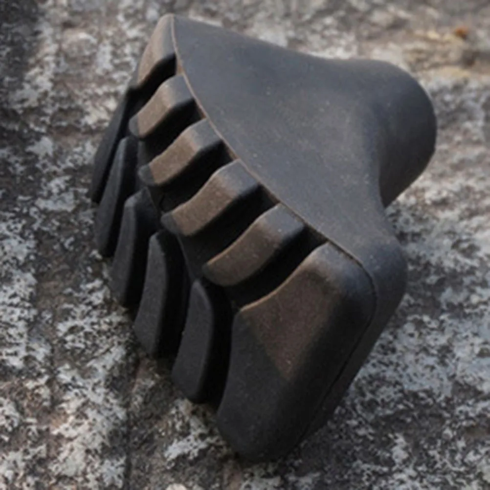 

Anti-Slip Rubber Tips For Trekking Poles Thickened Tpr Material Enhanced Grip Shock Absorbing Walking Stick Tips Camp