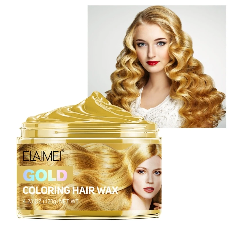 Temporary Hair Color Wax Easy to Apply Hair Styling Wax 120g C1FF