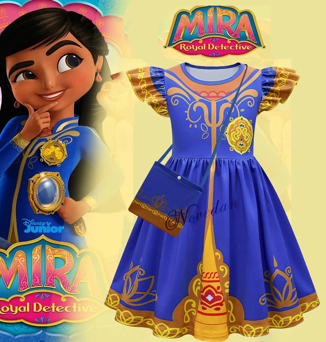 Anime niñas Halloween Mira vestido de Detective Real niñas disfraz Cosplay princesa Mira Cosplay fiesta de cumpleaños vestido elegante ropa