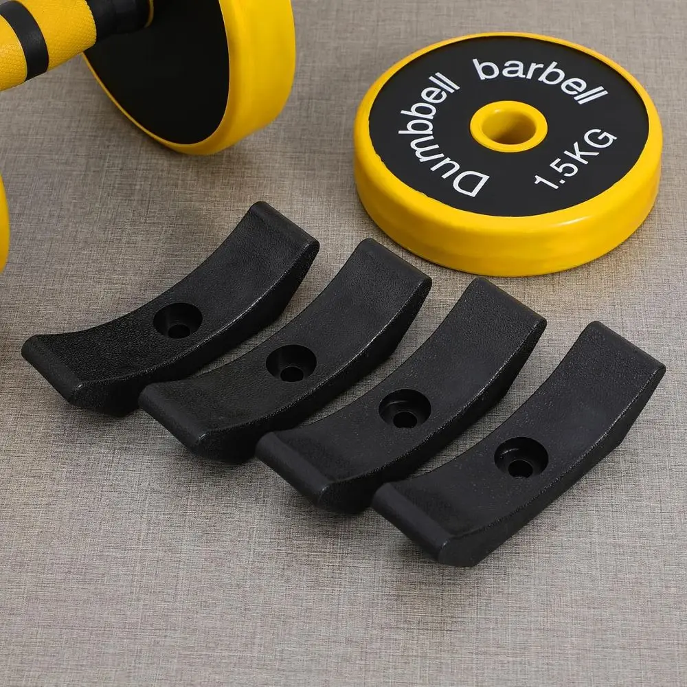 2pcs Weight-Bearing Dumbbell Rack Space Saving Universal Dumbbell Saddles Rubber Fitness Weights Holder Fitness Storage