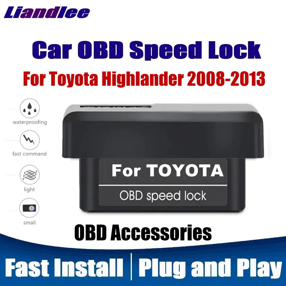 Automatic Car Speed Lock Decoder For Toyota Highlander XU40 2008-2013 OBD Accessories Auto Door Closer Module