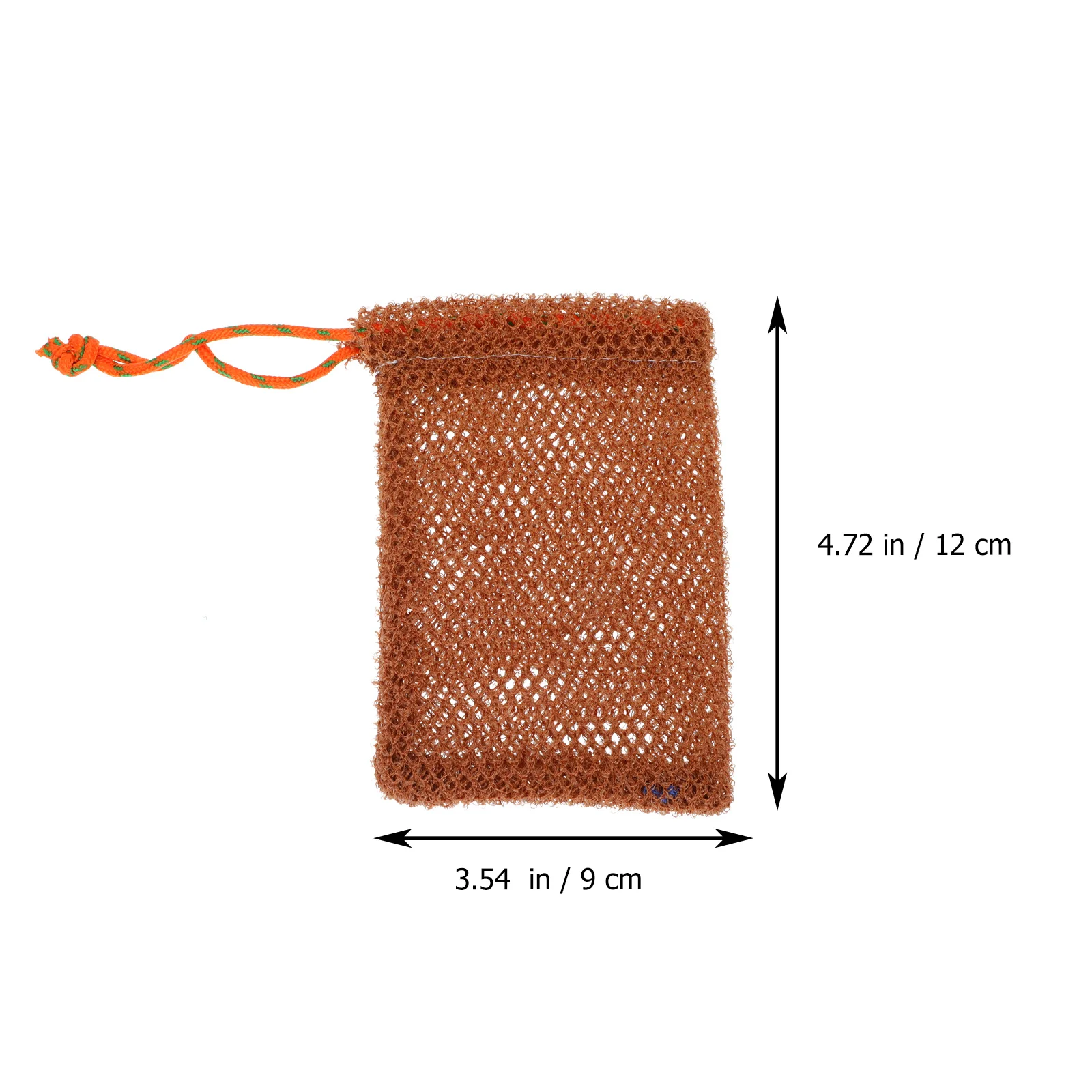 

4pcs Soap Bag For Bath Exfoliating Foaming Pouch Practical Skin Scrubber Bathroom Cleaning Tool With Drawstring Storage