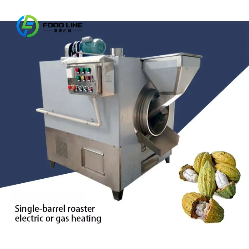 Custom Single Cylinder Square Baking Machine Tumble Roaster for Nuts Coffee Beans Bulk Order Get Discount