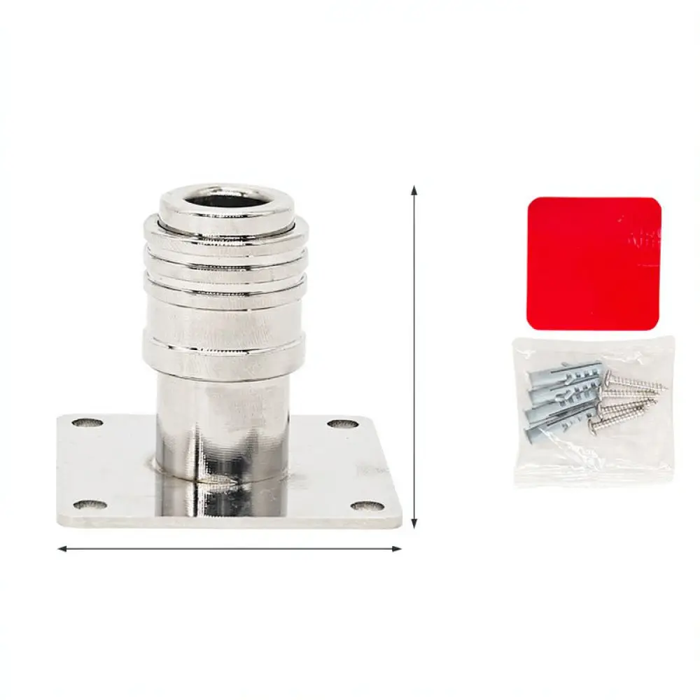 Stainless Steel Wall Mount Rack For Pressure Washer Water Applicator Quick Plug Car Cleaning Tool Organizer