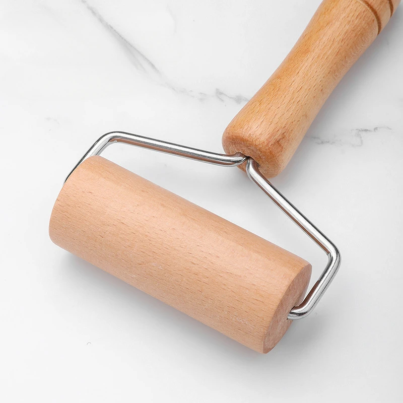 Wooden Rolling Pin Hand Dough Roller for Pastry Cookie Dough Chapati Pasta Bakery Pizza Kitchen Tool Dough Roller