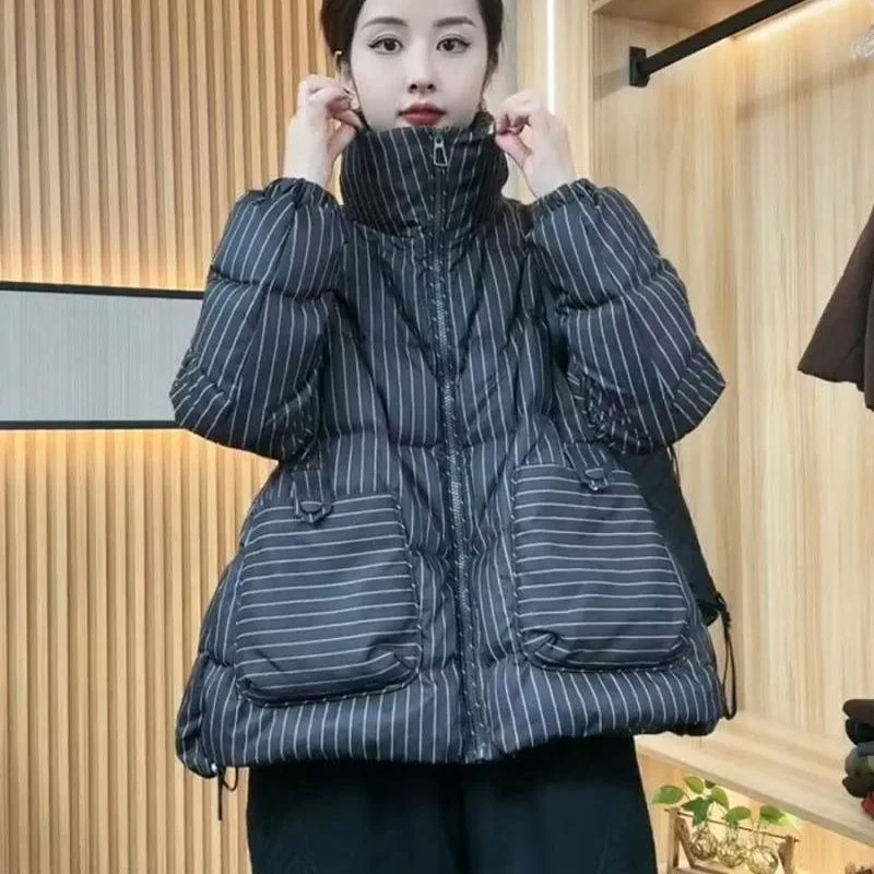 

Winter New Down Cotton Women's Clothing Jacket Large Size Warm Jacket Casual Loose Fashion Slim Fit Coat Durable High Street