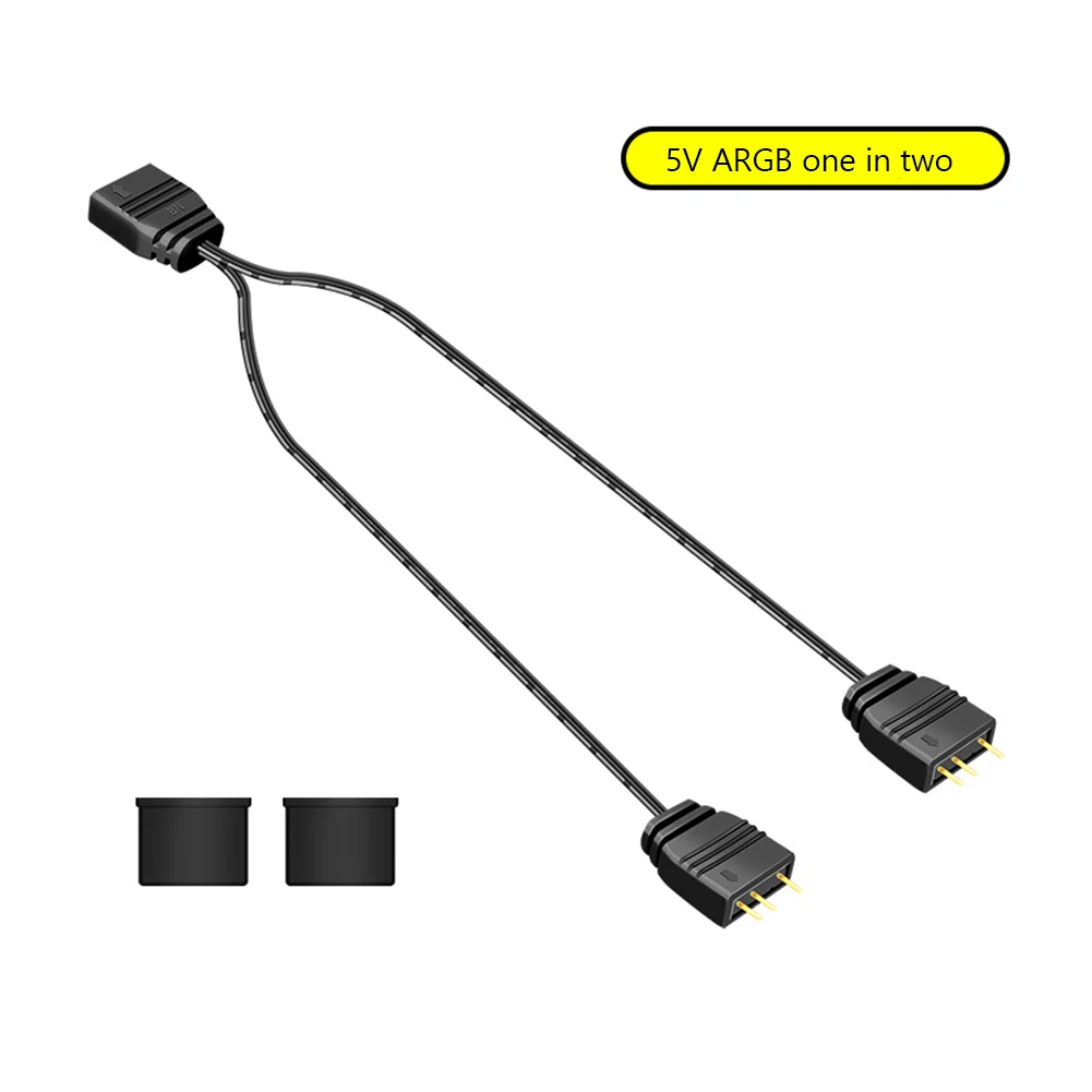 COOLMOON 5V 3 pines ventilador de refrigeración de computadora Cable HUB línea de extensión para placa base