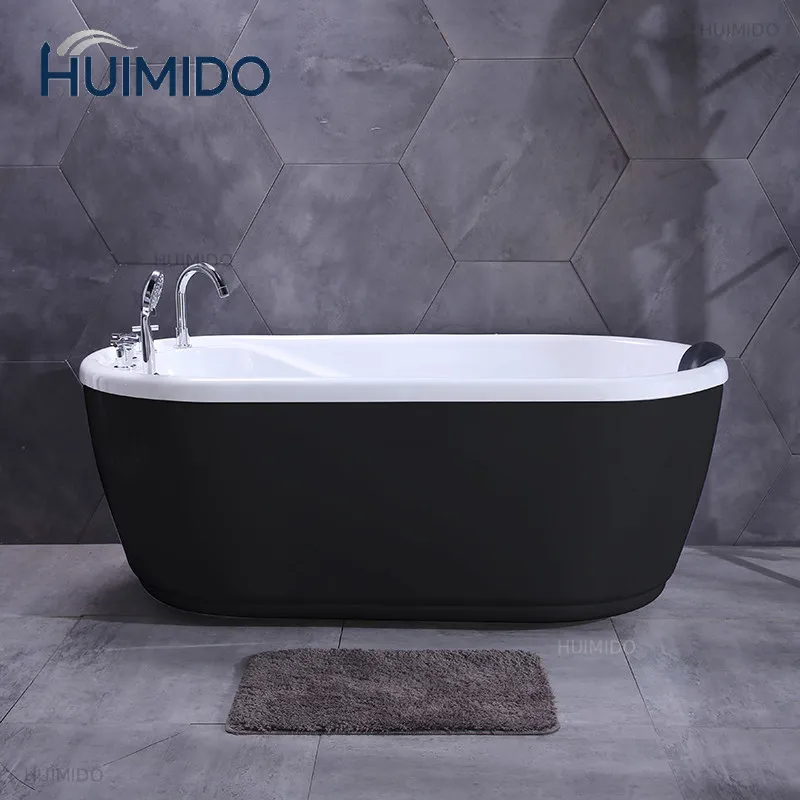 Acrylic Freestanding Bathtub Integrated European Five-piece Bathtub  Small Apartment Princess Bathtub