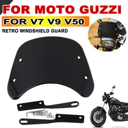 Wind Screen For Moto Guzzi V7 V9 V50 Motorcycle Accessories Retro Windshield Windscreen Wind Screen Deflector Wind Shield Guard