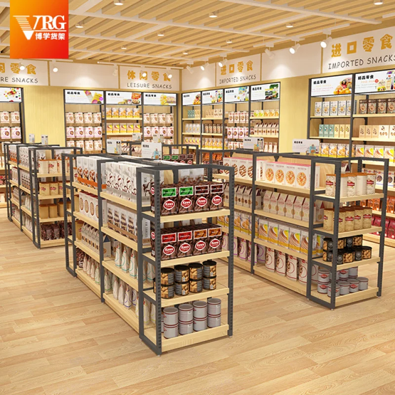 Custom.أرفف سوبر ماركت وجبات خفيفة من الحديد المطاوع ومستحضرات التجميل وخزائن عرض منتج متجر مريح على الوجهين #5