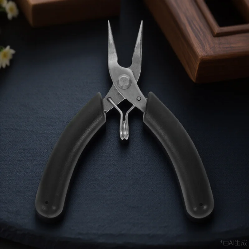 

1Pcs Stainless Steel Needle Nose Jewelry Plier Compact Size DIY Hand Tool Jewelry Making Wire Wrapping Repair Tool