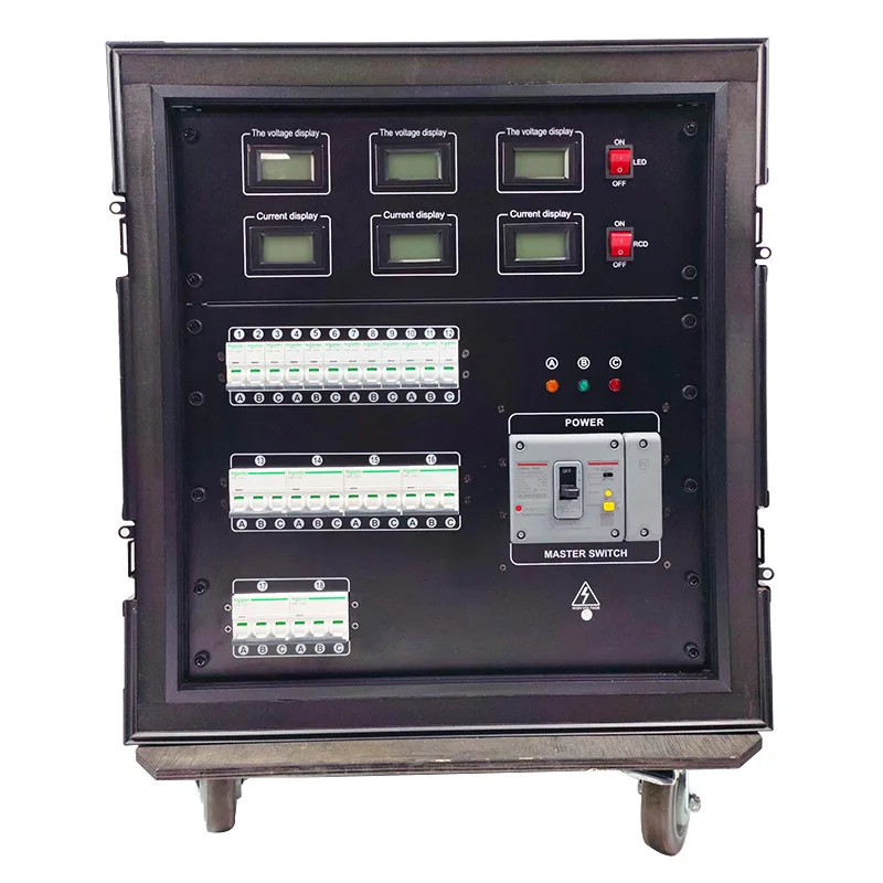 

36-Way industrial plug-in box, stage light single-ring large-screen distribution box