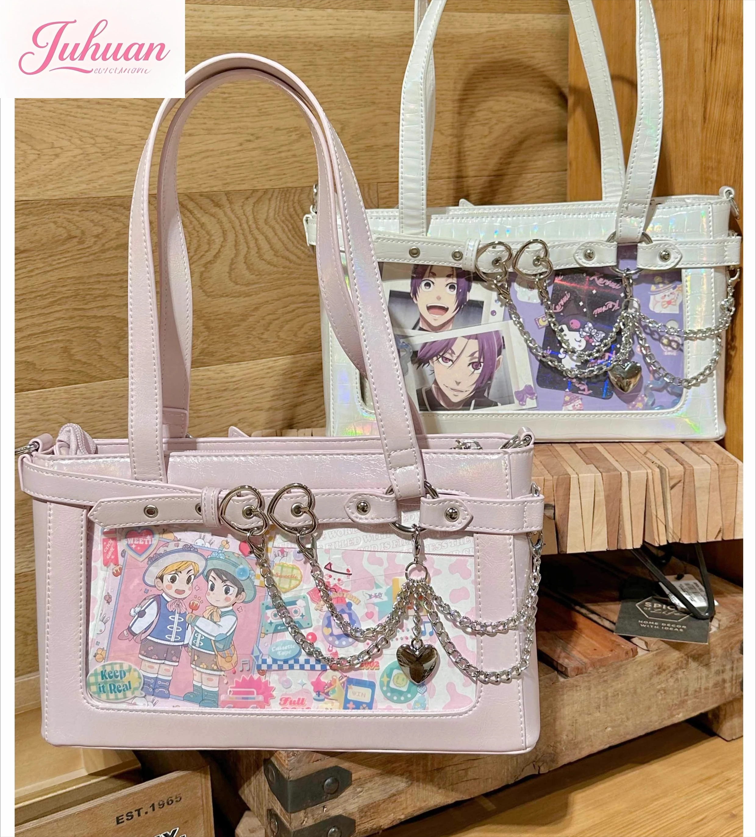 

Japanese Two-dimensional Comic Show Original Cute Chain Love Ltabag Women's Versatile Shoulder Oblique Span Bag Spice Girls