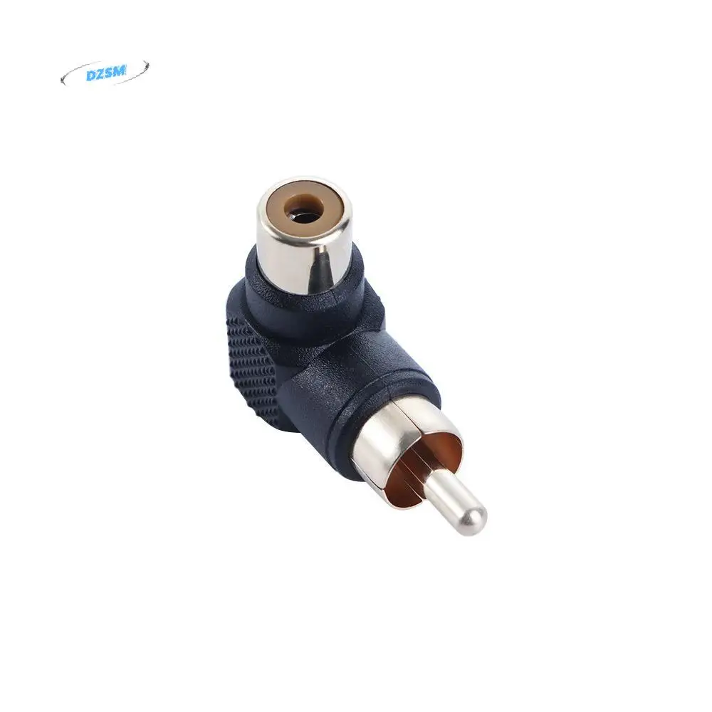 

Audio Converter L Splitter Converter 90 Degree Right Angle Male To Female RCA Connector Plug Audio Adapter RCA Adapter