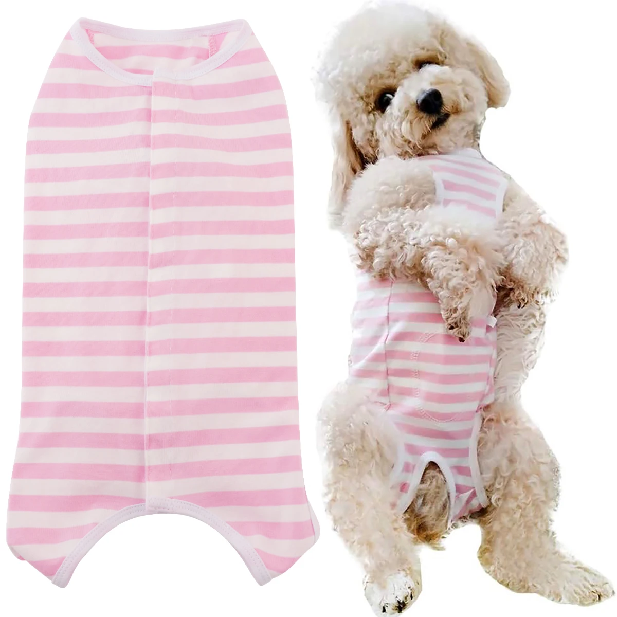 Dog’s Recovery Suit Post Surgery Shirt for Puppy, Wound Protective Clothes for Little Animals