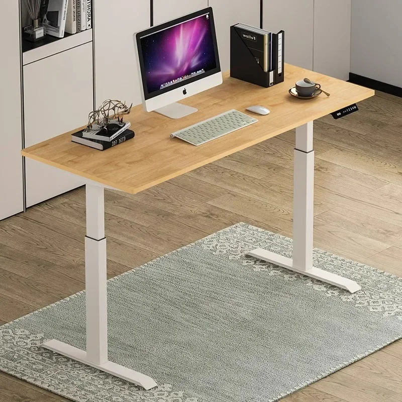Electric lift desk Standing table Computer desk home writing office Intelligent automatic learning Office Furniture