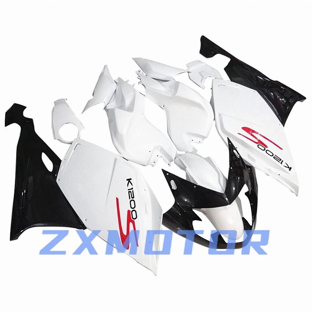 Fairing Kit K1200S 2005 2006 2007 2008 2009 2010 White Customizable Motorcycle Fairings for BMW K 1200S 05 06 07 08 09 10