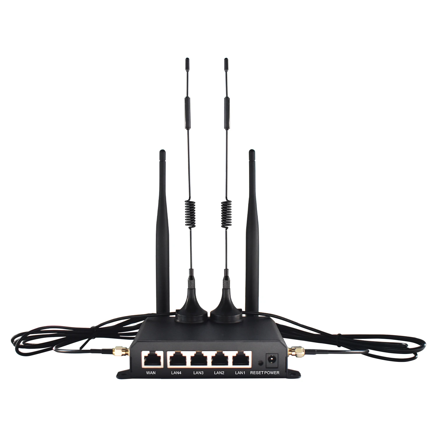 KuWFi CAT4 4G LTE Router 300 Mbit/s 2,4 GHz WLAN-Router 4x abnehmbare Antennen 4G-Modem mit WAN LAN-Ethernet-Port AP-Repeater-Modus