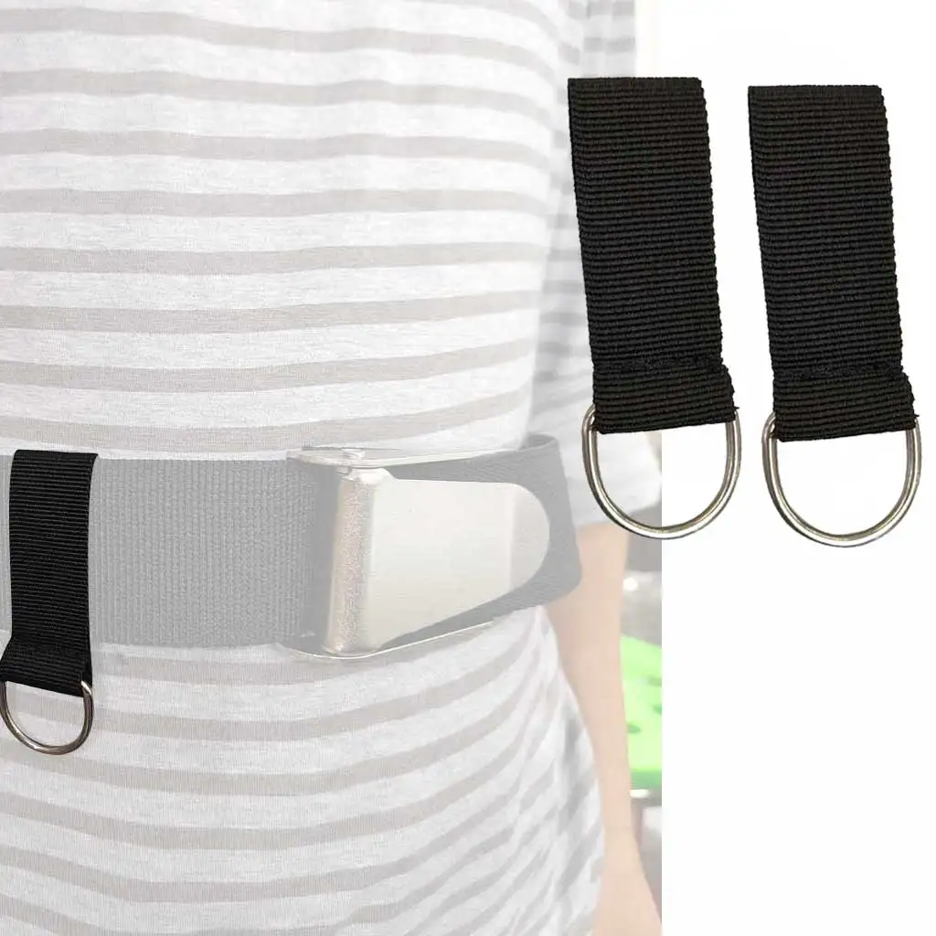 2Pcs Diving Weight Belt D-Ring Ocean-Grade Stainless Steel D-Ring for Dive Gear Underwater Lights Camera  Gauges