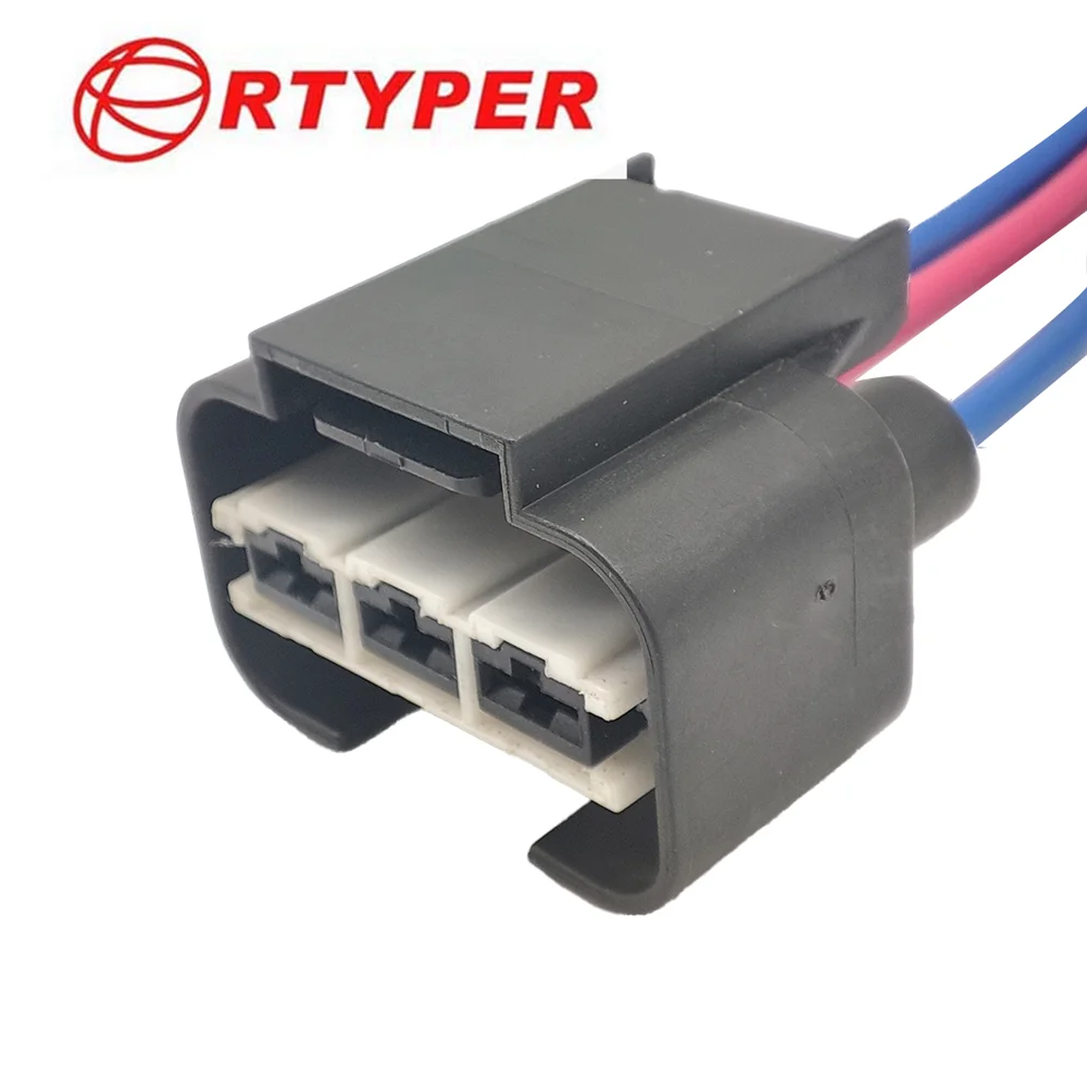 Connector 3-way for Cooling Fan Resistor Pigtail Module For Kia Sedona Optima 2014-2019 25385-1M000 WRK4K-MA59