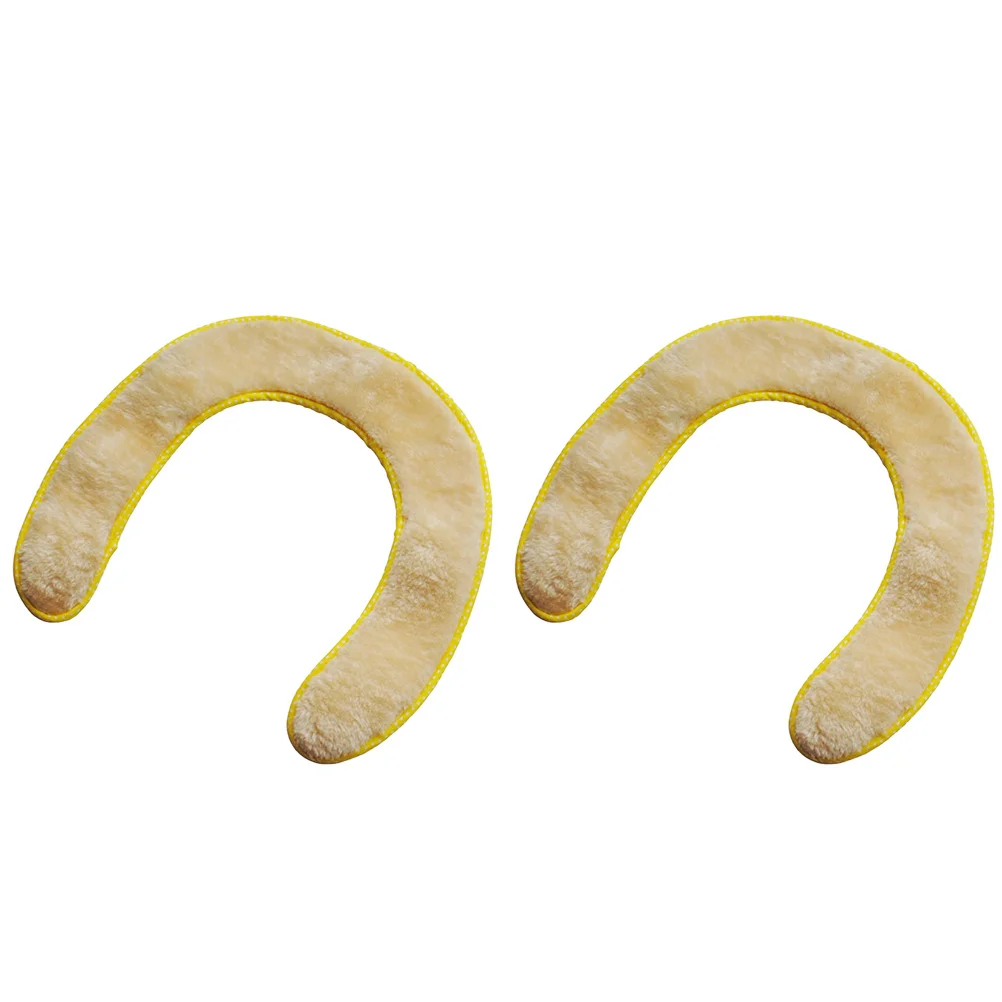 

2 шт. коврик для сиденья для унитаза для малышей, фланелевой материал, искусственная подошва, универсальный компактный дорожный детский кольцо на сиденье для унитаза