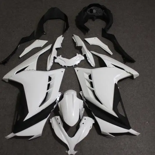 Unpainted ABS  Plastic  Raw Blank Fairing Wholesale  for Ninja 300 2013 2014 2015 2016 Motorcycle Fairing Kit