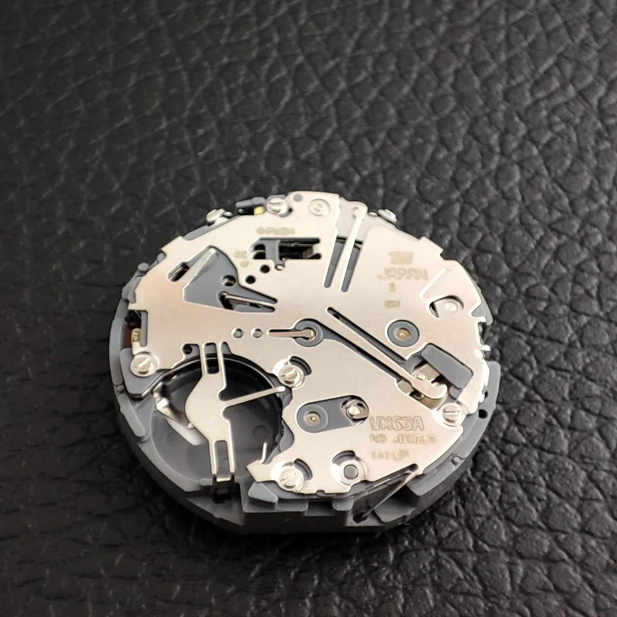 Reemplazo de movimiento de muñeca de reloj cronógrafo de cuarzo de alta precisión para VK SERIES VK63 3 en punto posición Calendario de Blanca individual