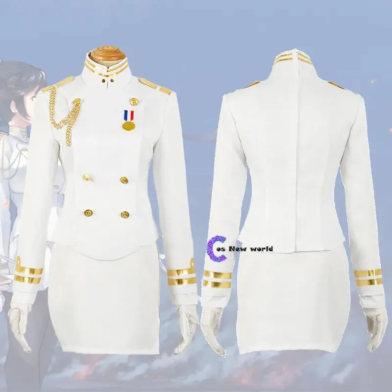 aa459Ijn Atago Takao Косплей Костюм Аниме Игра Azur Lane Хэллоуин Топ Юбка Парик Сакура Империя Сексуальная Женщина Собака Боевая Униформа96