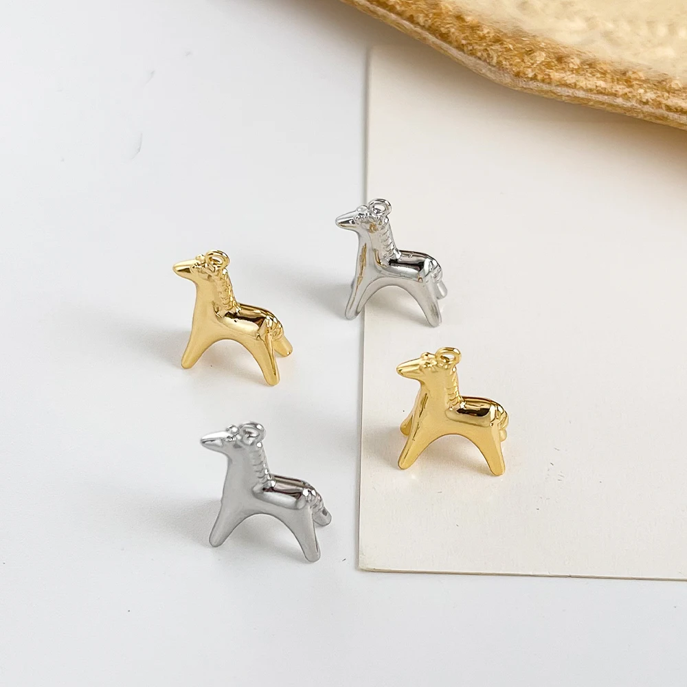 

Cordial Design 50Pcs 12*18MM Jewelry Accessories/Copper Pendant/Horse Shape/Hand Made/Genuine Gold Plating/DIY Charms #195778