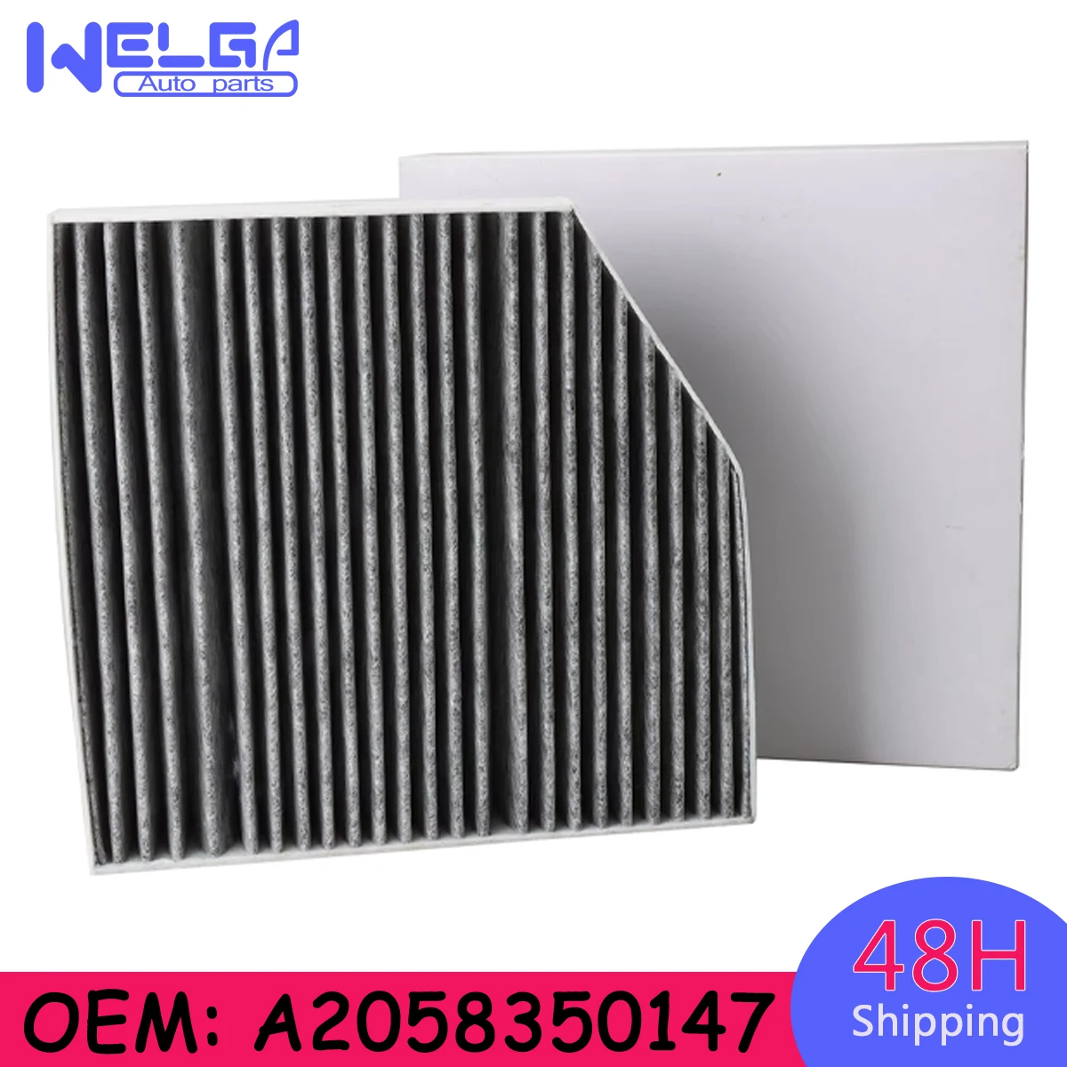 

A2058350147 Car Cabin Air Filter For Mercedes-Benz W205 S205 C205 A205 2013-2021 C180 C200 C300 C250d C43 C450 C63 Cabin Filter