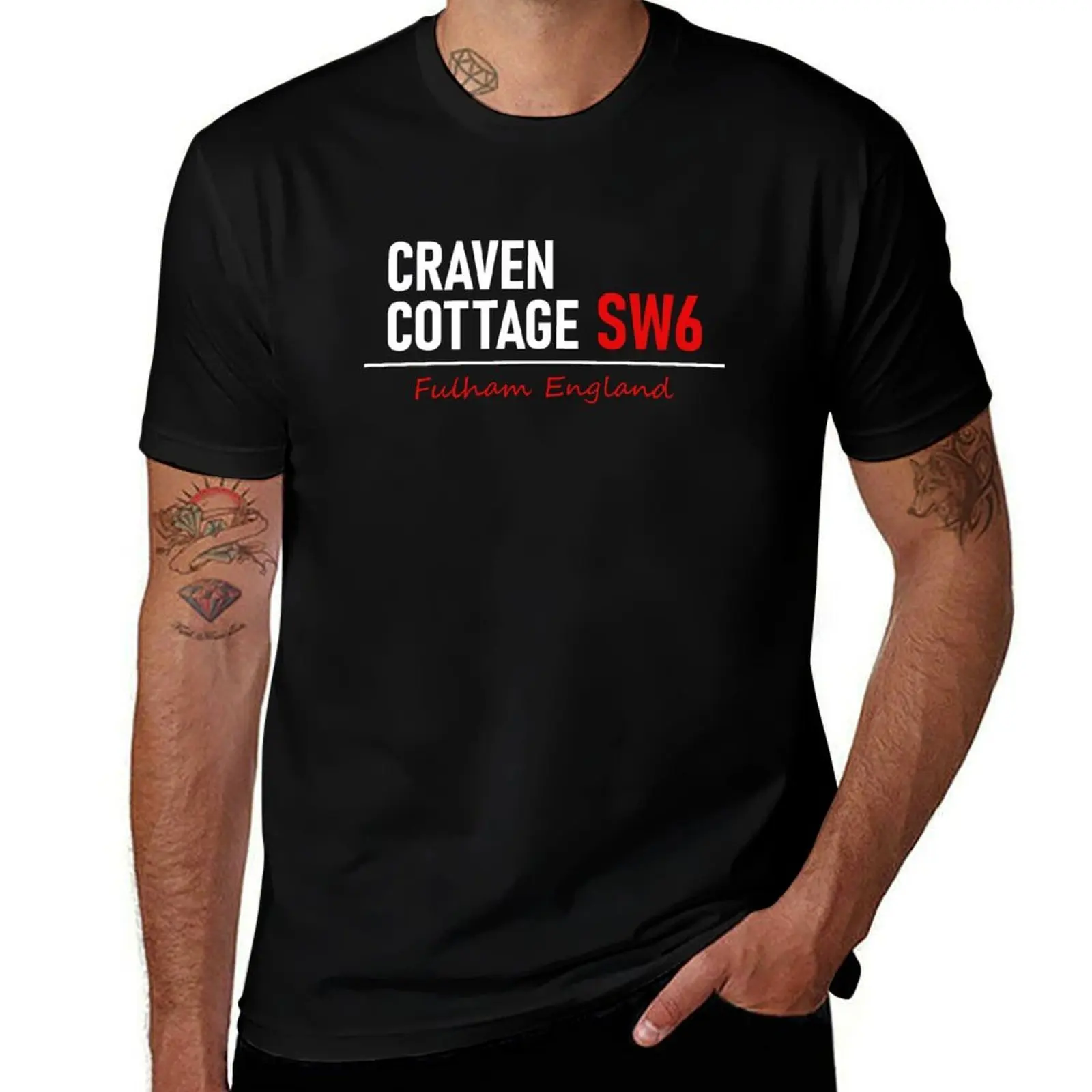 Craven Cottage - Fulham T-Shirt Stretch Fabric Comfort T-Shirt
