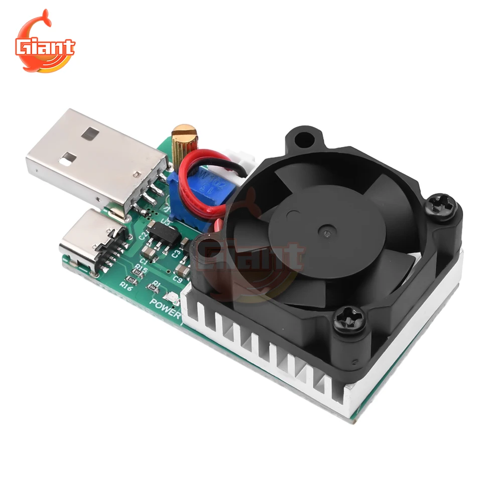 Imagem -03 - Usb Battery Capacidade Tester Corrente Constante Ajustável Carga Eletrônica Envelhecimento Tester Rápido Carregamento Descarregamento Tester Resistência