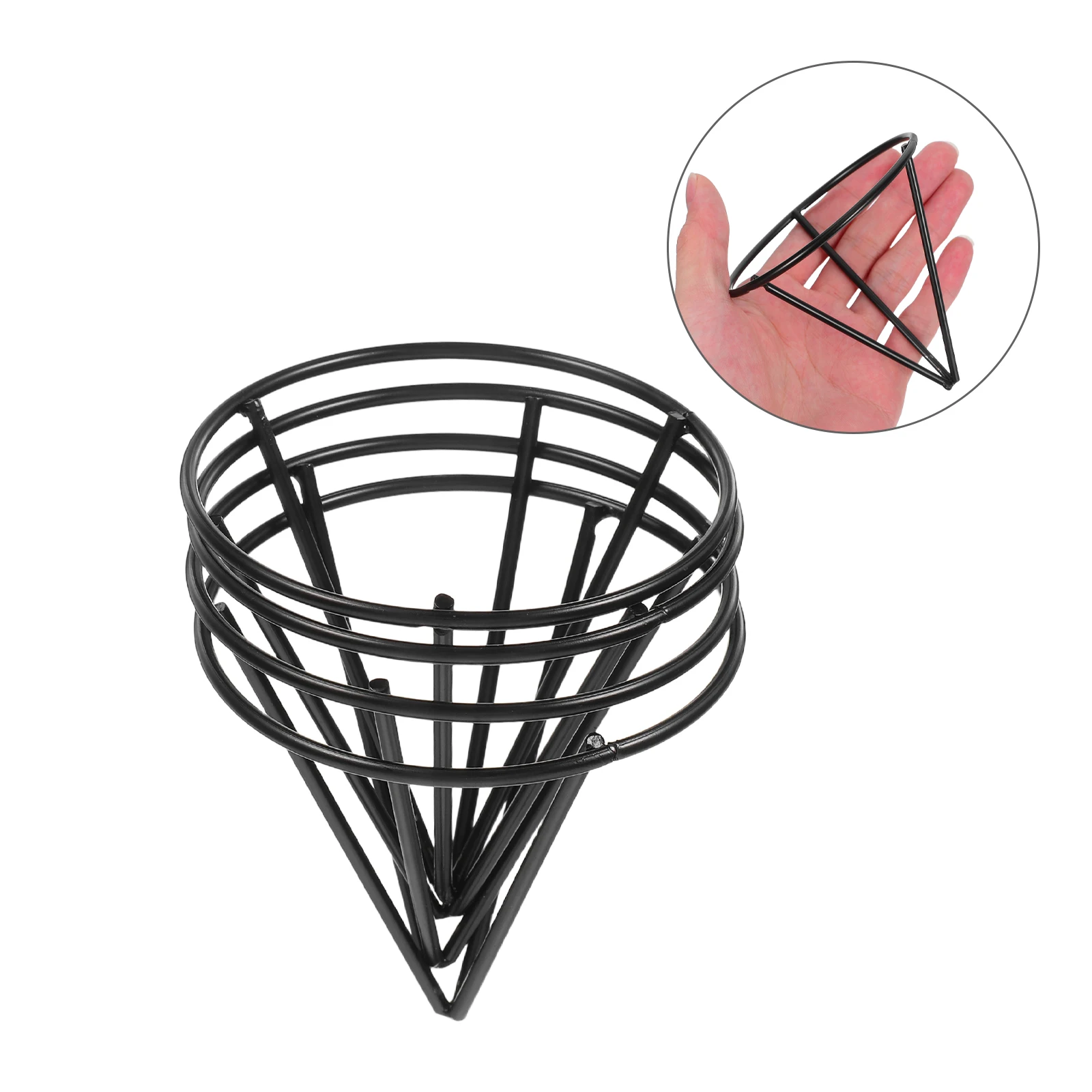4pcs Seed Stent Durable Metal Fruit Growing Rack Triangular Bracket Root Starter Wide Cup Holder Sprouting Support Plant Stand