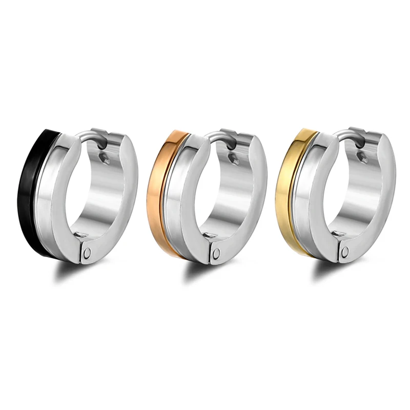 

ex Punk Sle Нержавеющая сталь Титановая сталь Ушные манжеты Модный корейский дизайн Ювелирные изделия для ушей для мужчин и женщин