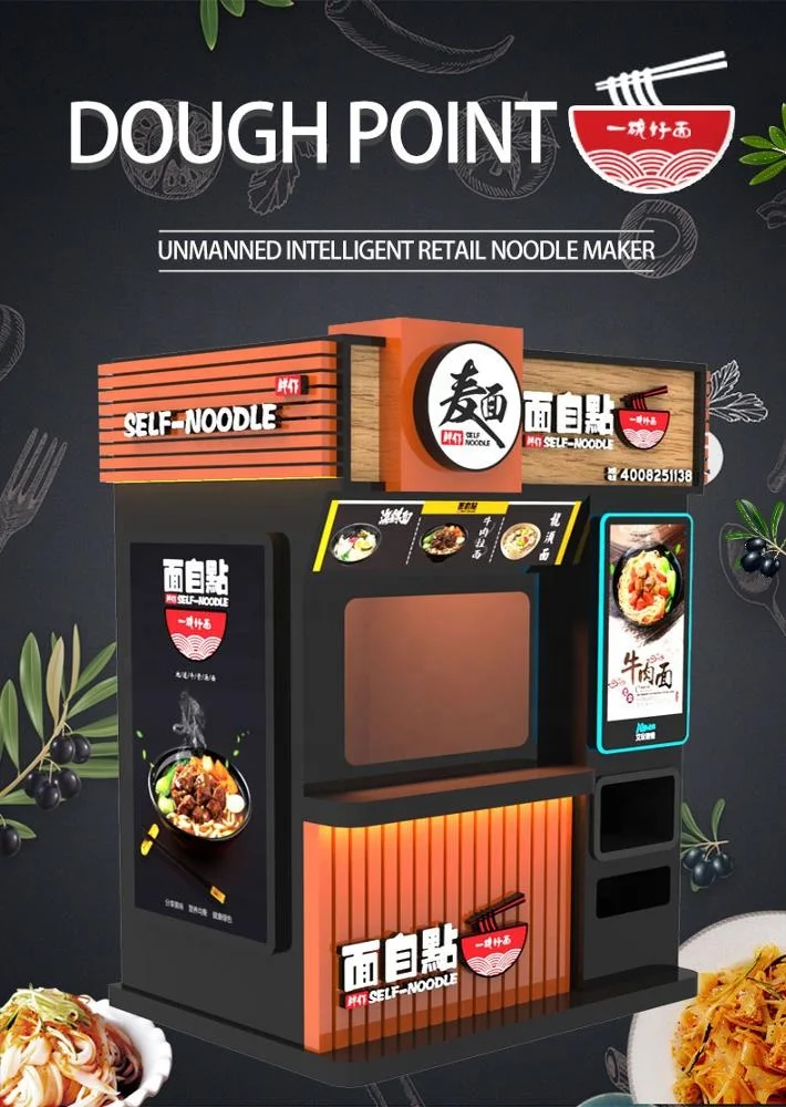 Cup Noodles Vending Machine Intelligent Vending Machine For Malls And Supermarkets