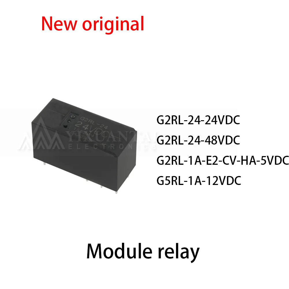 (10pcs) 100% New relay G2RL-24-24VDC G2RL-24-48VDC G2RL-1A-E2-CV-HA-5VDC G5RL-1A-12VDC Module relay