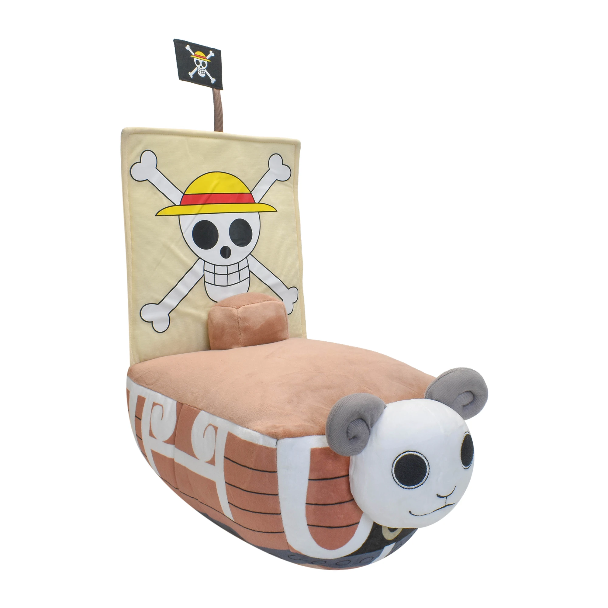 Anime Asli One Piece Thousand Sunny Going Merry Laboon Mainan Mewah Boneka Anime Lucu Boneka Peluche Hadiah Ulang Tahun