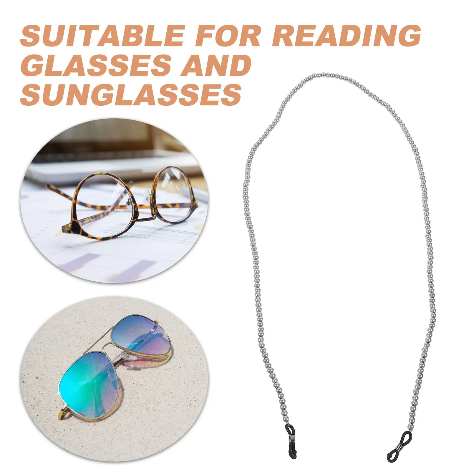 

Pearl Eyeglass Lanyard For Women Anti-Lost Glasses Chain Strap Replacement Accessories Sunglasses Reading Eyewear