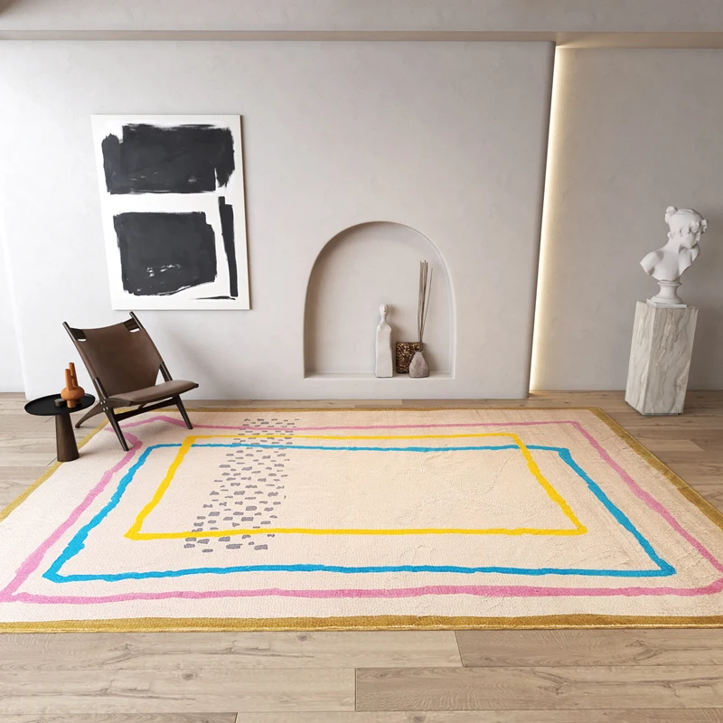 سجادة VIKAMA الأمريكية الرجعية الفنية، البدوي الفارسي، غرفة نوم على الطراز المغربي وغرفة المعيشة، سجادة كشمير سميكة طويلة