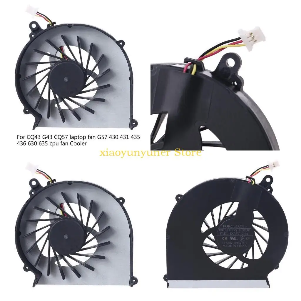 

P9JB Laptop CPU Cooling Fan Cooler для CQ43 G43 CQ57 G57 430 431 435 436 630 635