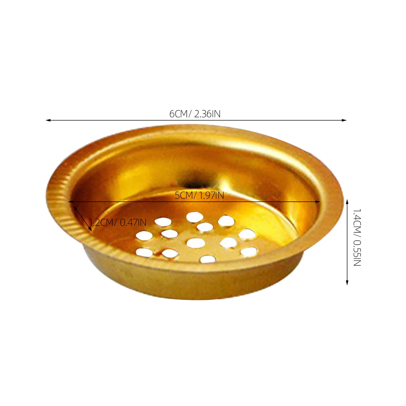 12Pcs Incense Burner Cups Round Perforated Iron Mesh Tray Charcoal Disc Holder Universal Insert Bakhoor Middle East - view 6