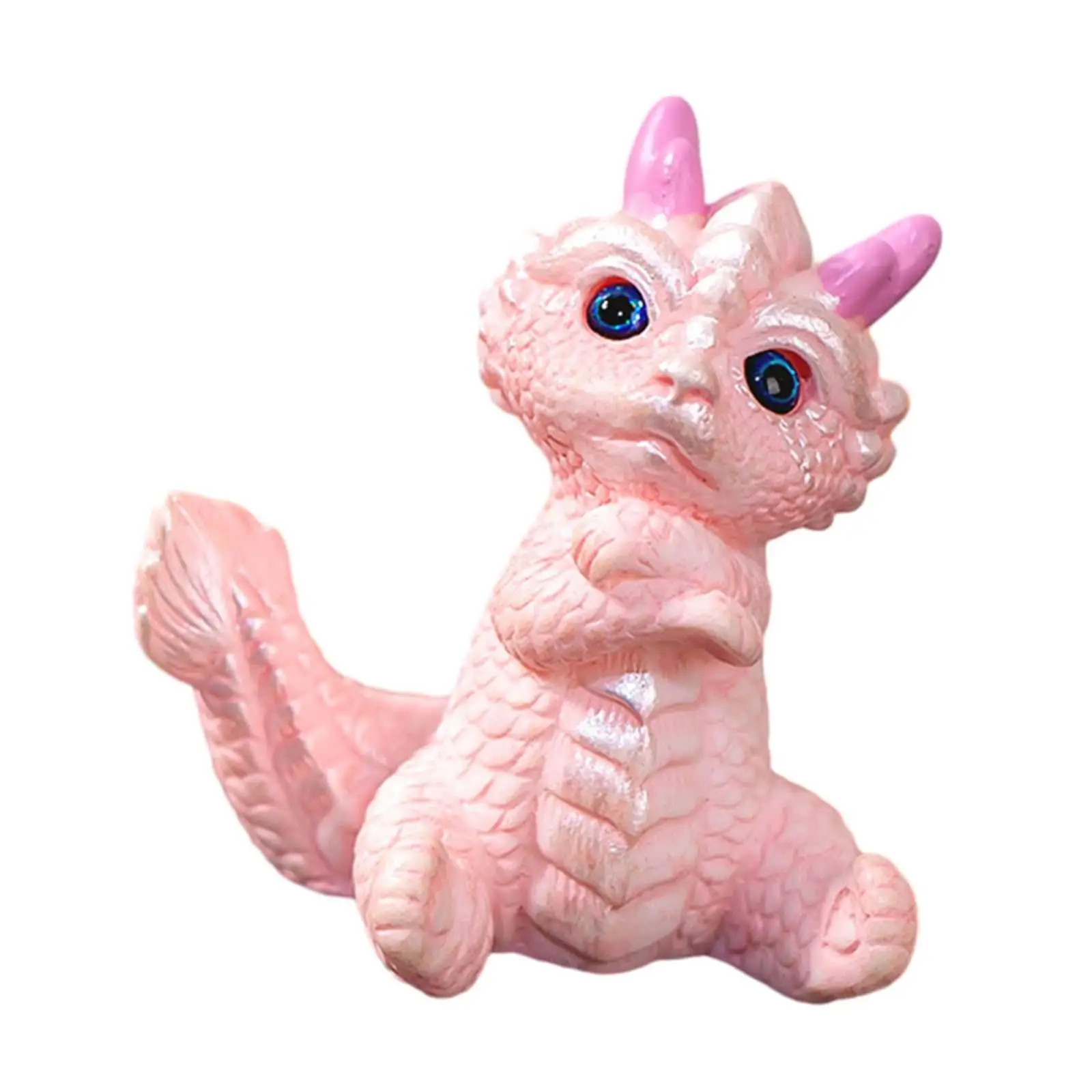 Chinese New Year Dragon Figurine Chinese Animals Statue for Entryway Cabinet