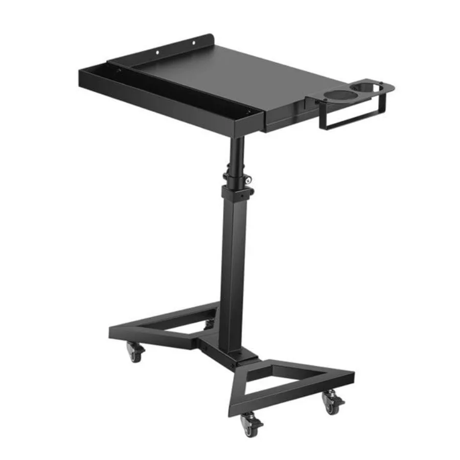 

Mobile Tattoo Station with Adjustable Height and Angle for Professional Artist Studios Rolling Metal Workstation with Integrate
