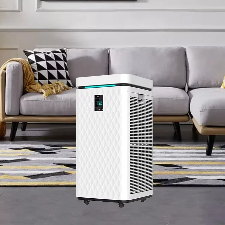 

International Version dual-filtration room house 800 m3/h CADR air purifier with wifi