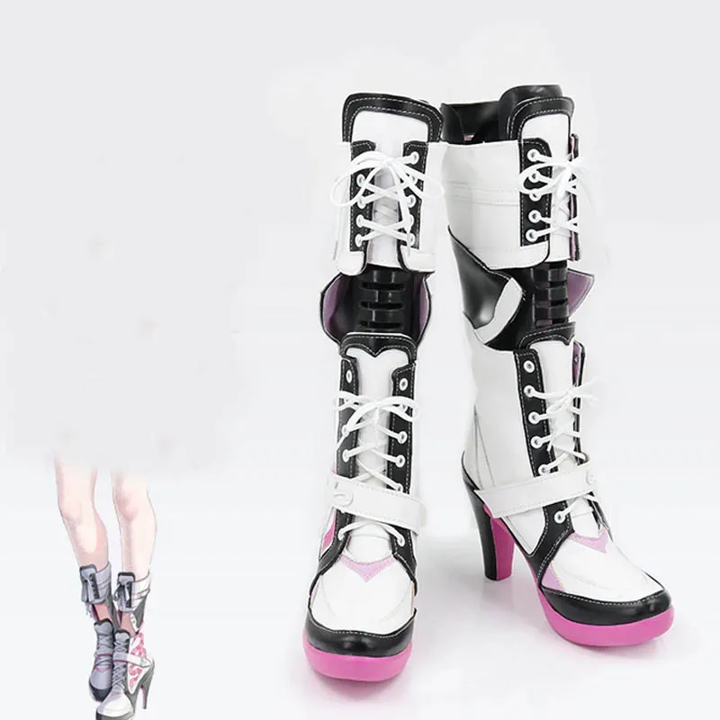 لعبة NIKKEE Goddess الجديدة SSR دور فايبر أليس أنيس أحذية كوسبلاي يوني رابي أليس أحذية الهالوين مقاس مخصص #3