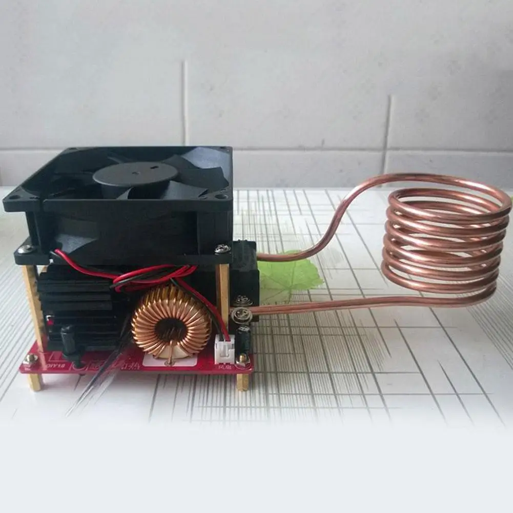 1000w zvs placa de aquecimento por indução placa kit aquecedor fogão bobina tubo de baixa tensão placa de aquecimento de indução módulo de alimentação