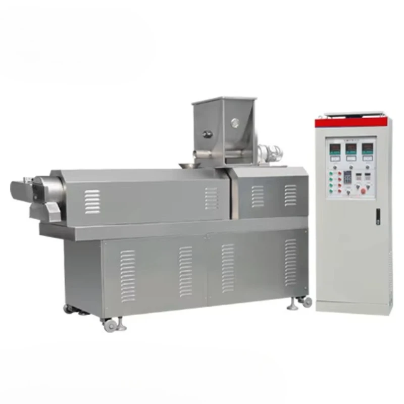 

Small hot crispy snack food making machine particle co-extrusion puffing snack food production line